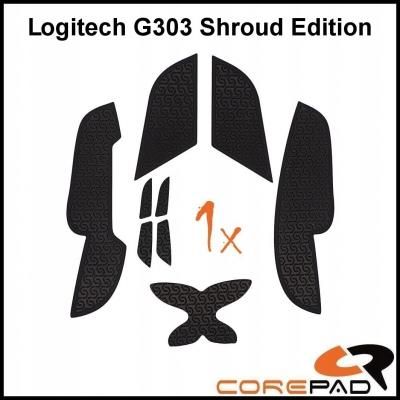 Grip Corepad Logitech G303 Shroud Black (CG71700)