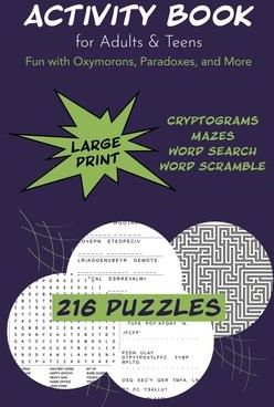 Activity Book for Adults & Teens (Books Sw Puzzle)
