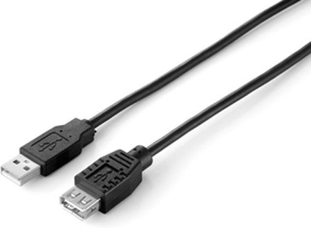 Equip USB 2.0 Verlaengerung A->A 3m S/B schwarz (128851)