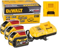 Zdjęcie DeWALT zestaw 3 akumulatorów 54V Li-Ion 9,0Ah + ładowarka DCB118X3 - Bolków