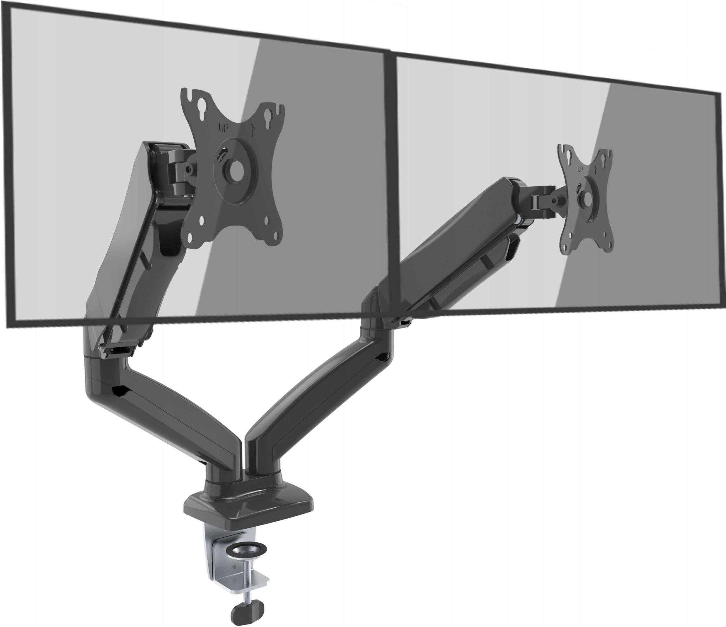 Akcesoria Do Monitora Obrotowy Biurkowy Uchwyt Na Dwa Monitory