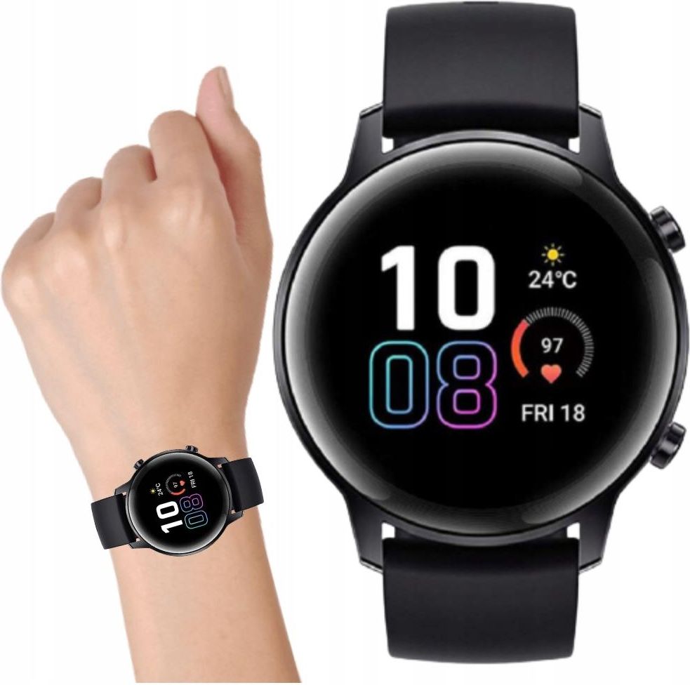 その他 HUAWEI HONOR Magic Watch 2 46mm watch gt Smartwatch Honor Watch Magic 2 46mm Czarny - Opinie, Cena