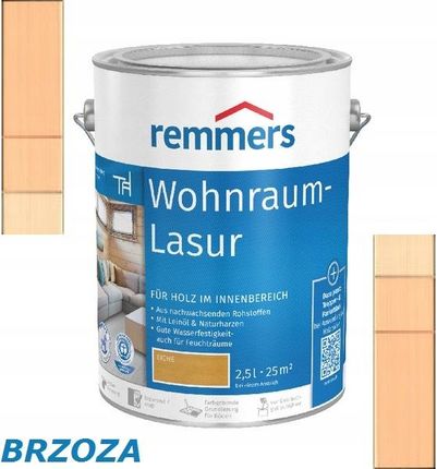 Remmers Wohnraum-Lasur Lazura Brzoza 2,5L