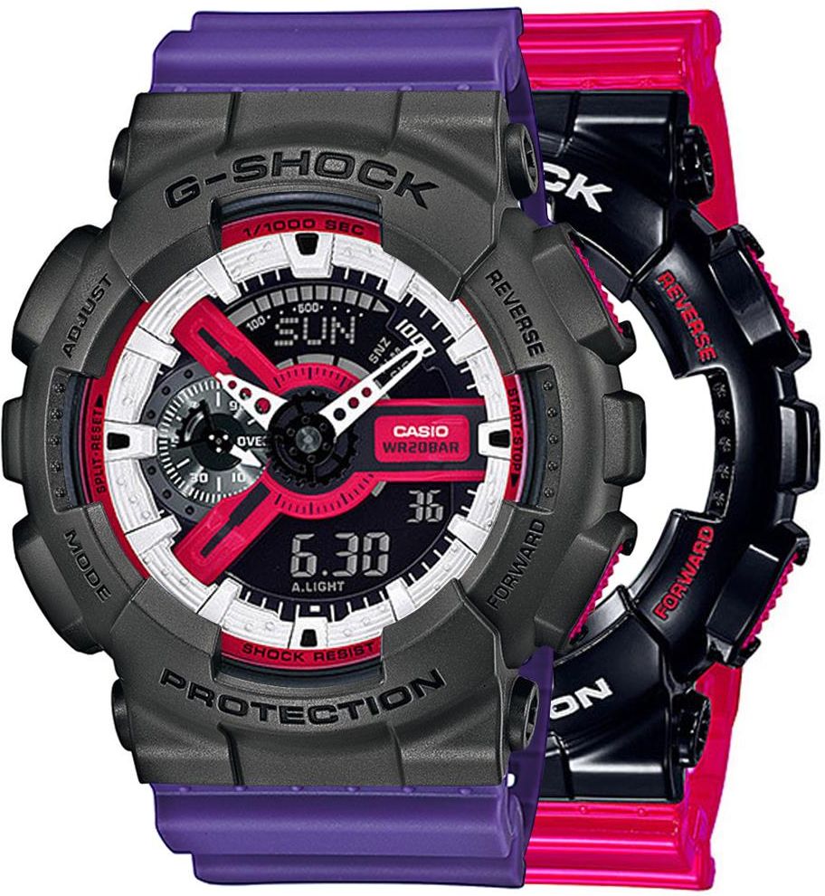 Casio GShock SET GA110RB1AER + BEZEL 10467795 PASEK 10498156
