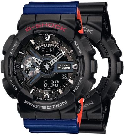 Casio G-Shock SET GA-110-1BER + BEZEL 10378531 PASEK 10527467