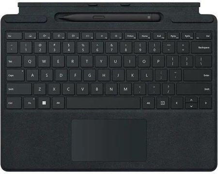 MICROSOFT SURFACE PRO SIGNATURE KEYBOARD - KEYBOARD - WITH TOUCHPAD ACCELEROMETER SURFACE SLIM PEN 2 STORAGE AND CHARGING TRAY - QWERTZ - BLACK - WITH