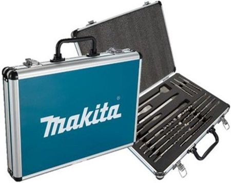 Makita D-70904 10-Częściowy Zestaw Wierteł I Dłut Sds-Plus W Aluminiowym Kufrze D70904
