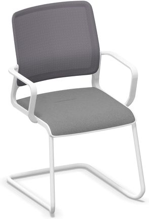 Nowy Styl Krzesło Konferencyjne Xilium Frame Chair Cf Mesh Biały