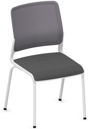 Nowy Styl Krzesło Konferencyjne Xilium Frame Chair 4L Mesh Biały