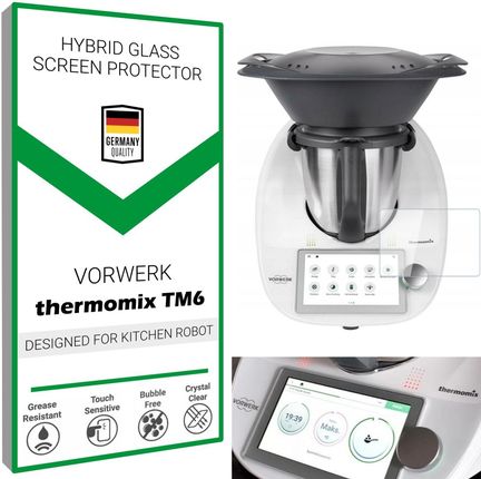 Szkło ochronne hybrydowe 9H UltraHD na ekran do VORWERK Thermomix TM6