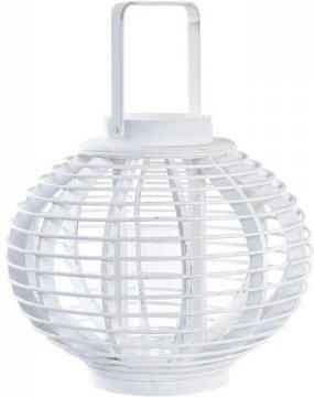 Lampa Dkd Home Decor Szkło Biały Bambus (35X35 29 Cm) 13323206