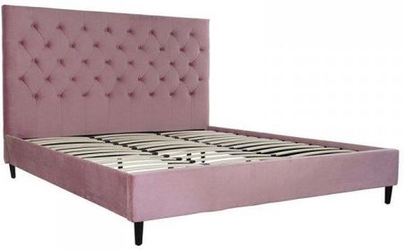 Łóżko Dkd Home Decor Różowy Metal Drewno Poliester Aluminium (187X210 137 Cm) 13403830