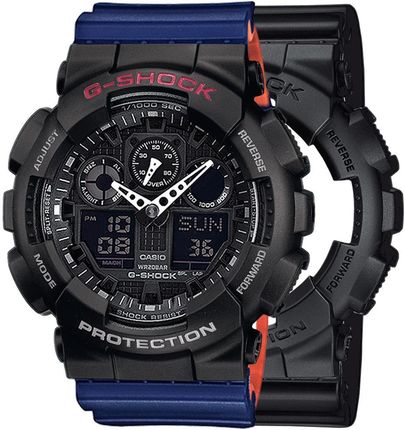 Casio G-Shock SET GA-100-1A1ER + BEZEL 10378531 PASEK 10527467