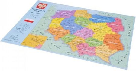 Kreska Podkład Szkolny Na Biurko Mapa Polska
