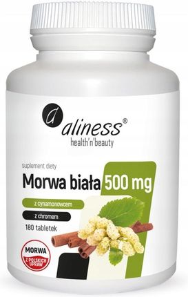 Medicaline Morwa Biała (Ekstrakt 4:1) 500Mg 180Kaps.