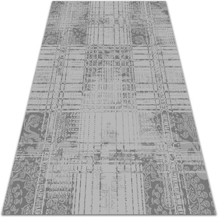 Nowoczesny dywan na balkon wzór Szara mozaika 100x150 cm