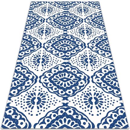 Dywan na taras zewnętrzny Niebieskie wzory 60x90 cm