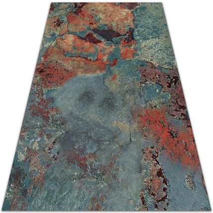 Dywan ogrodowy piękny wzór Skorodowany metal 100x150 cm