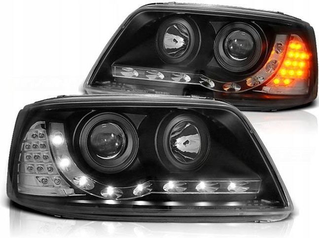 Lampa Przednia Junyan Lampy Vw T5 Transporter Bus 03 09R Daylight Led Opinie I Ceny Na Ceneo Pl