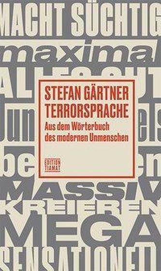 Terrorsprache Gärtner, Stefan Literatura obcojęzyczna Ceny i opinie