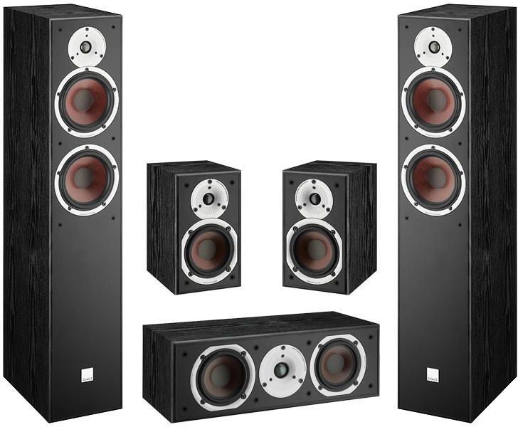 Dali Spektor 6 + 1 Vokal Czarny Zestaw Kina Domowego 5.0 Subwoofer C8D