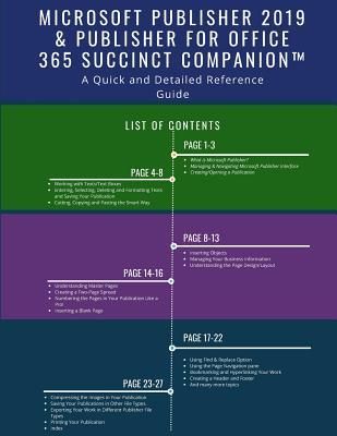 Microsoft Publisher 2019 & Publisher for Office 365 Succinct Companion (Succinct Companion)
