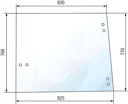 Granit Szyba Boczna John Deere 650885548