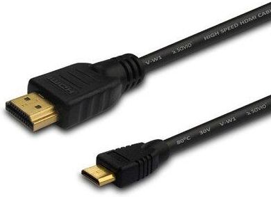 Savio Kabel HDMI Mini - HDMI Czarny 1,5m (CL-09M)