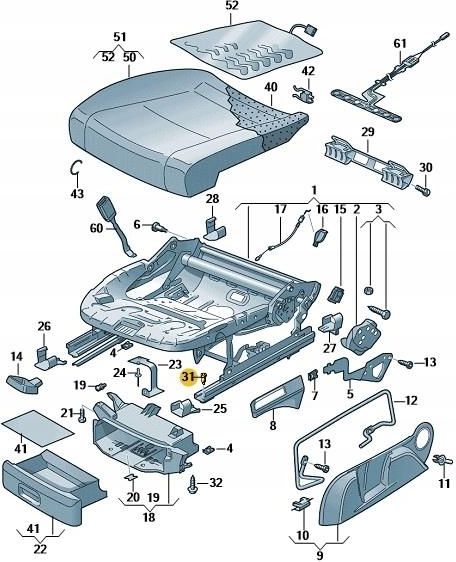 Volkswagen Oe Śruba Mocowania Szyny Fotela N90936901 Oryginał - Opinie ...