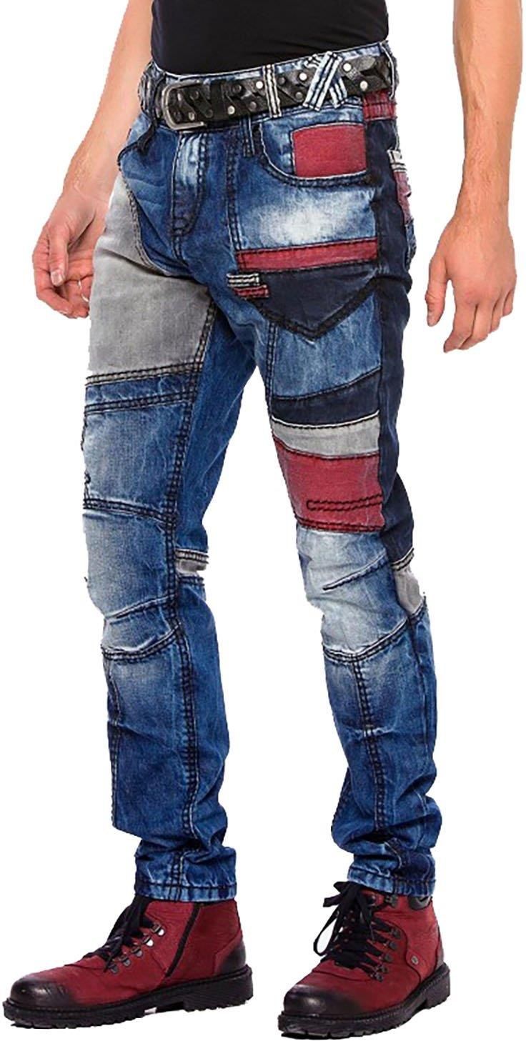 Spodnie jeansowe męskie DENIM CIPO & BAXX CD574 BLUE