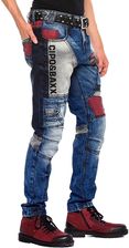 Spodnie jeansowe męskie DENIM CIPO & BAXX CD574 BLUE - Jeansy męskie