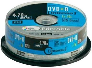 Intenso DVD+R 4.7GB, Printable, 16x (4811154)
