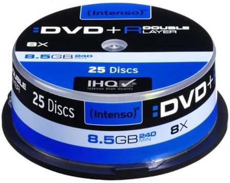 Intenso DVD+R 8.5GB 8x Double Layer 25er Cakebox (4311144)
