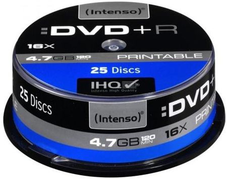 Intenso DVD-R 4.7GB, Printable, 16x (4801154)