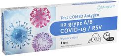 MILAPHARM Test COMBO Antygen na grypę A/B +COVID-19/RSV - Testy ciążowe i diagnostyczne