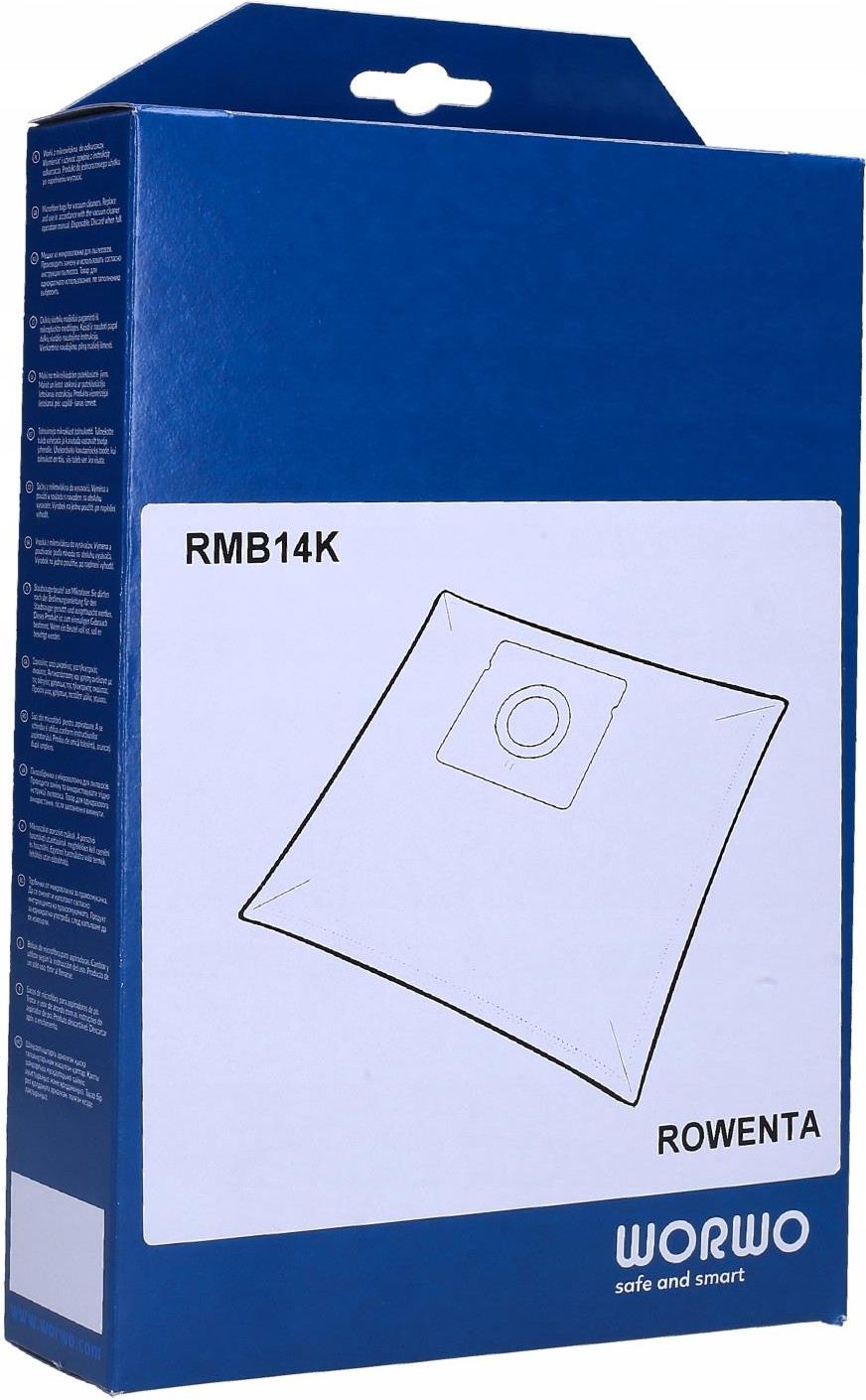 Sacchetti per aspirapolvere Rowenta, ZR003901, Compacteo