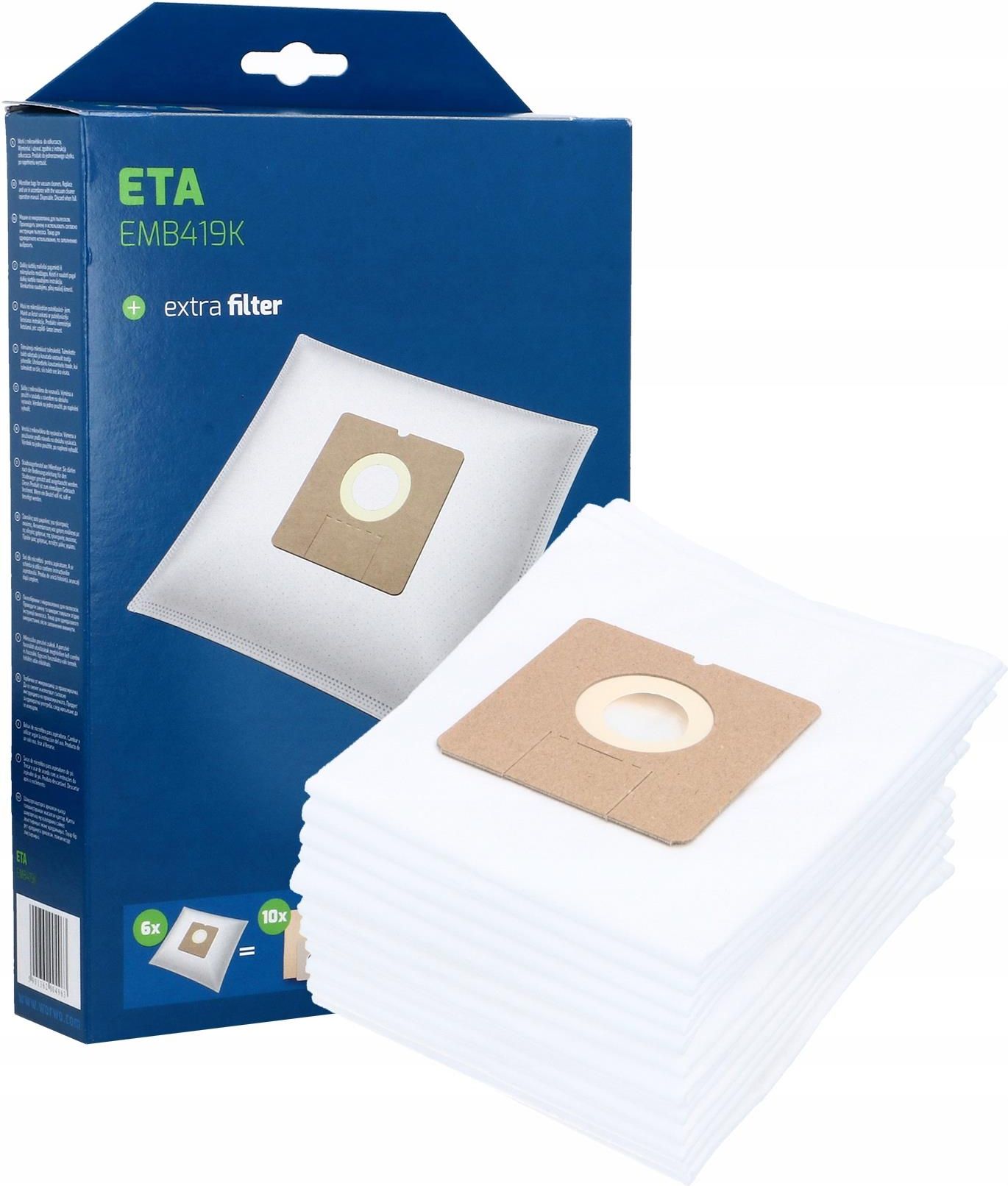 PakTrade 10 Sacchetti Aspirapolvere In Microfibra Compatibili Con Severin BR 7970, 9603, 9622, 9662, SB 9022, Electronic 1300 E Altri