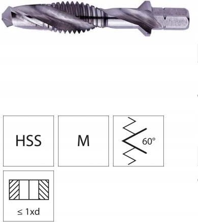 FORMAT HSS Bohrer 10,80mm | Kurzbohrer Für Automatik-Maschinen | INOX Typ Für Edelstahl
