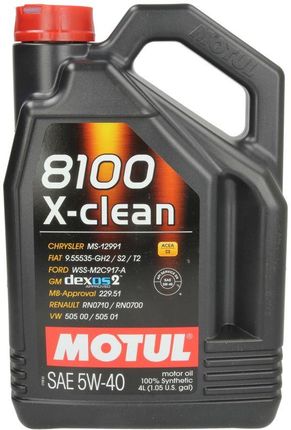 Motul 8100 X-clean C3 5W40 4L