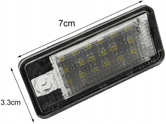 LED License Number Plate Light For A3 S3, A4 B6 B7, A6 A8 Q7 S6 I9O3 - View #6