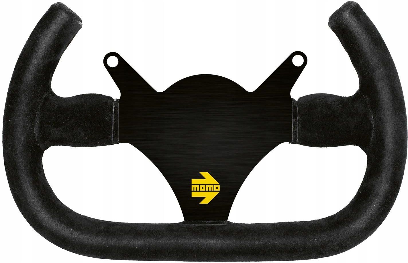 Kierownica samochodowa Kierownica Momo Model 101 Czarna Zamsz