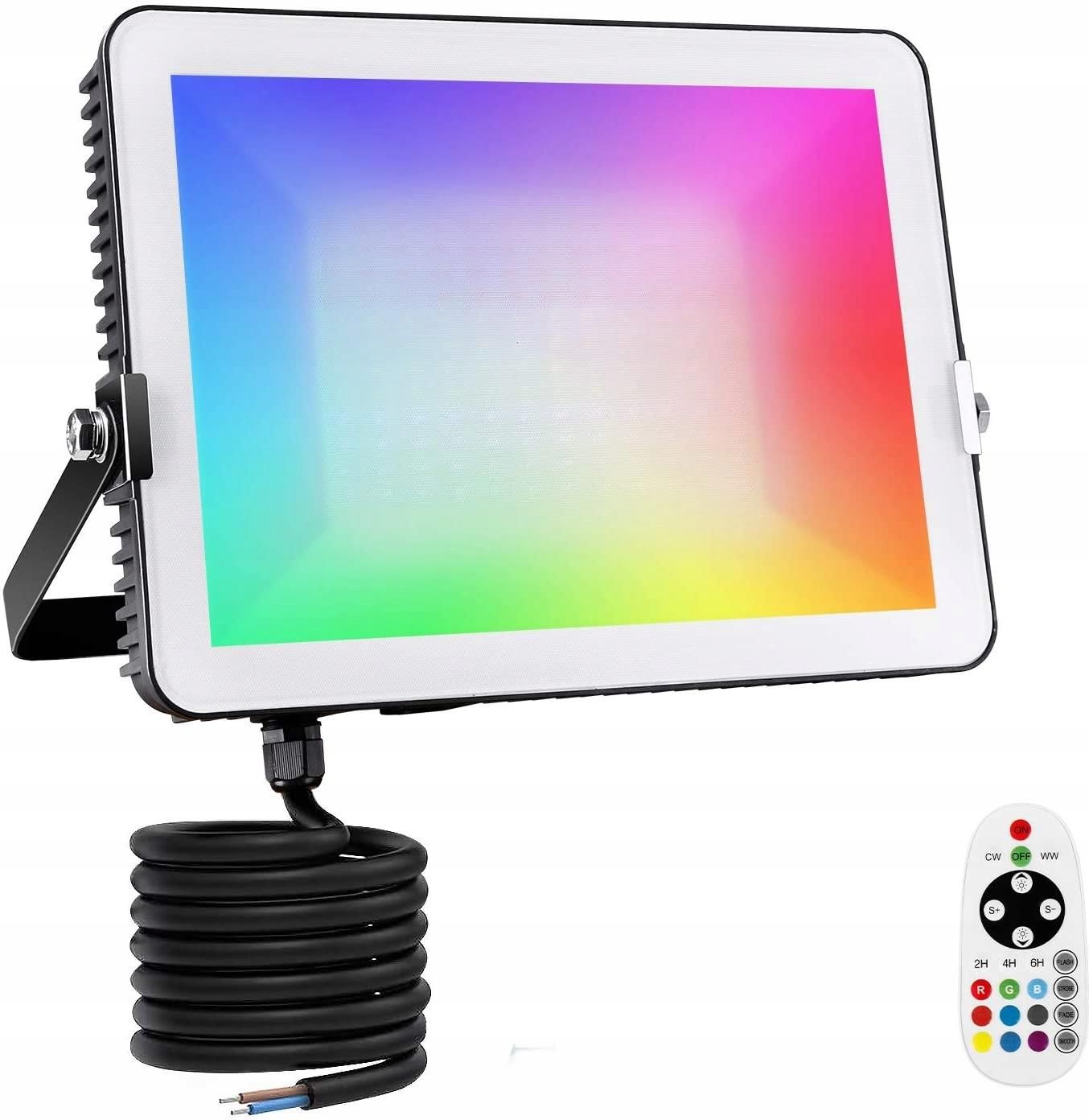 Ryb Led Halogen Reflektor Halogen Led Rgb 50W Ip66 11Kolorów Pilot (ABL0911) - Ceny i ...