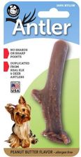 Pet Qwerks ANTLER gryzak o aromacie masła orzechowego rozmiar S - Zabawki dla psów handmade