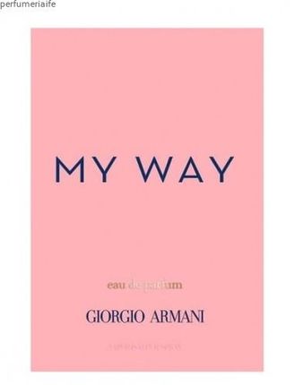 Giorgio Armani My Way Woda Perfumowana 1,2ml