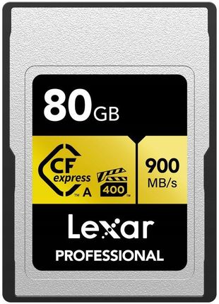 Lexar 80Gb Professional Type A Gold 900Mb/S Vpg400 (LCAGOLD080GRNENG)