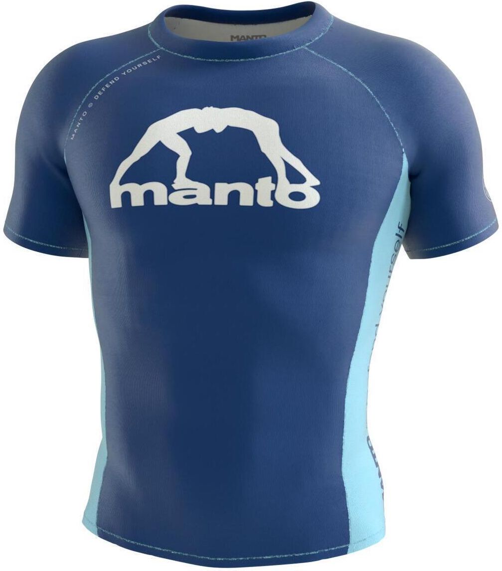Manto Rashguard Do Mma Męski Alpha Z Krótkim Rękawem Niebieski Ceny i