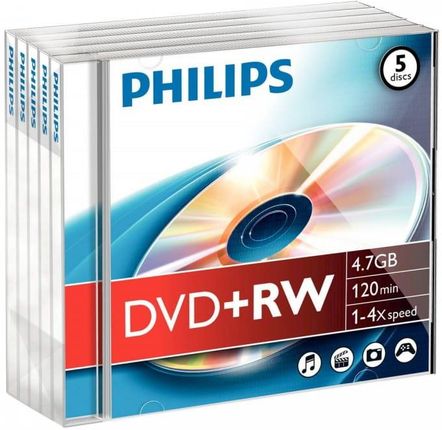 Philips 4.7GB / 120min 4 x DVD+RW (DW4S4J05F/10)