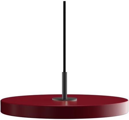 Umage Lampa wisząca Asteria 31 mini ruby / black top bordowy, czarny dekor (2210+4175)