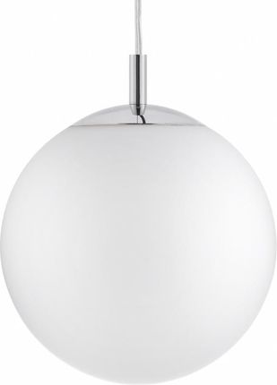 Kaspa ALUR lampa wisząca 1 x 25W LED E27 chrom, złoty, czarny, klosz szkło biały/transparentny (10721103)