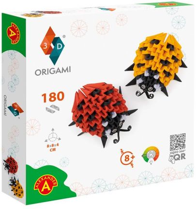 Zestaw Kreatywny Origami Biedronki 3D 180 Elementów Alexander 025682 Alx